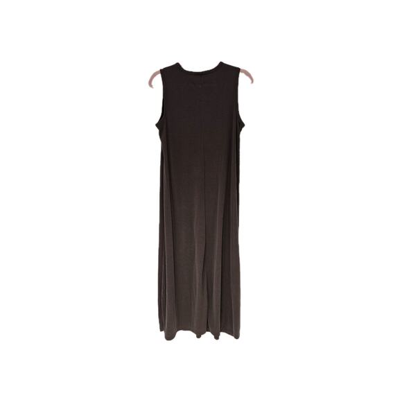Pure J Jill Ribbed Maxi Dress S Tencel Modal Capsule Closet Minimalist Lagenlook - Picture 6 of 11